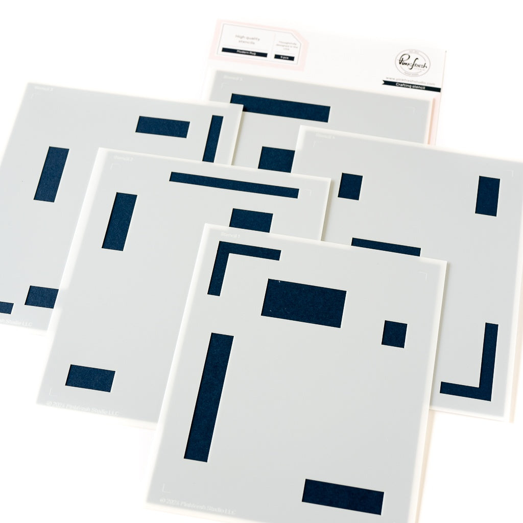 Pinkfresh Modern Rug Stencils