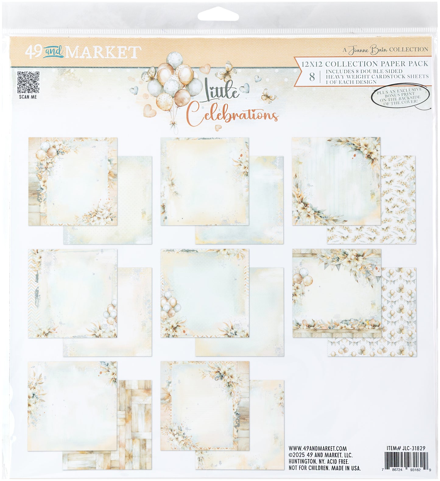 49 and Market Little Celebrations 12x12 Collection Pack