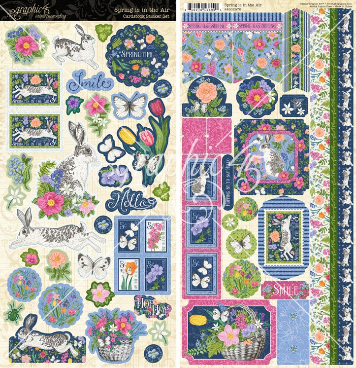 Graphic 45 Spring is in the Air Stickers