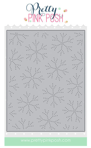Pretty Pink Posh Pierced Snowflakes Die