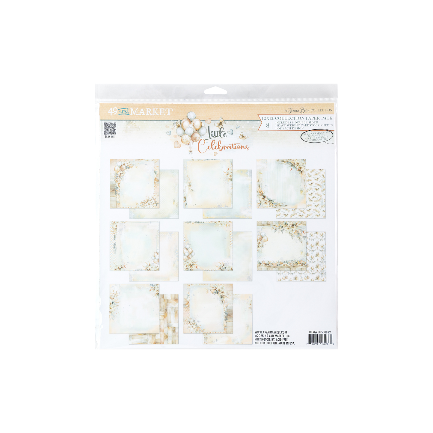 12x12 Little Celebrations Paper Collection