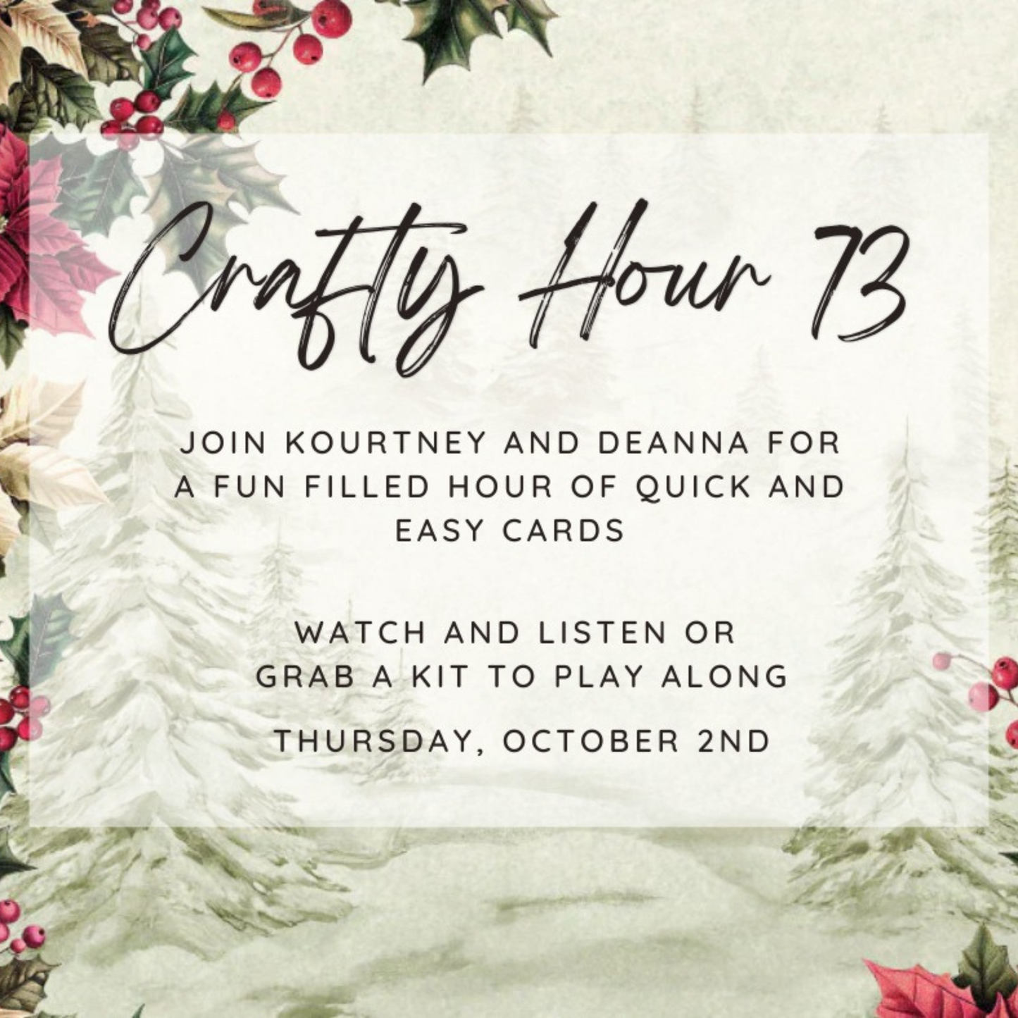 Crafty Hour #73 Kit