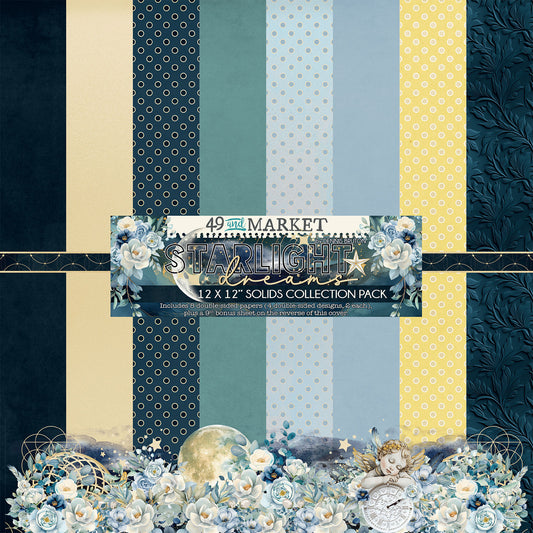 49 and Market 12x12 Starlight Dreams Solids Paper Pack