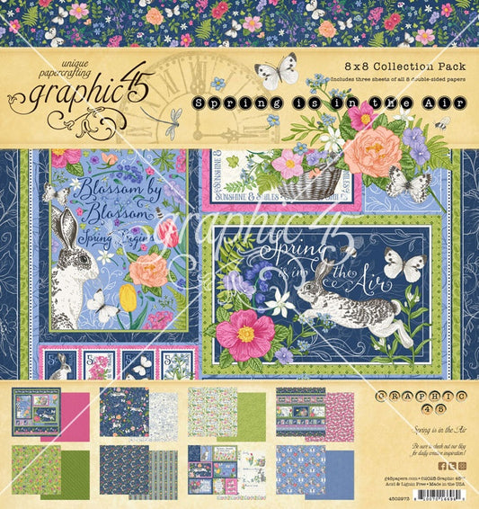 Graphic 45 Spring is in the Air 8x8 Paper Pack