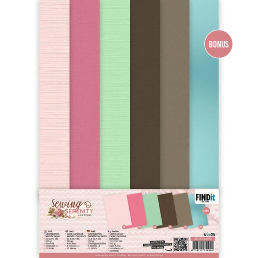 Find It Trading Sewing Serenity A4 Cardstock Pack