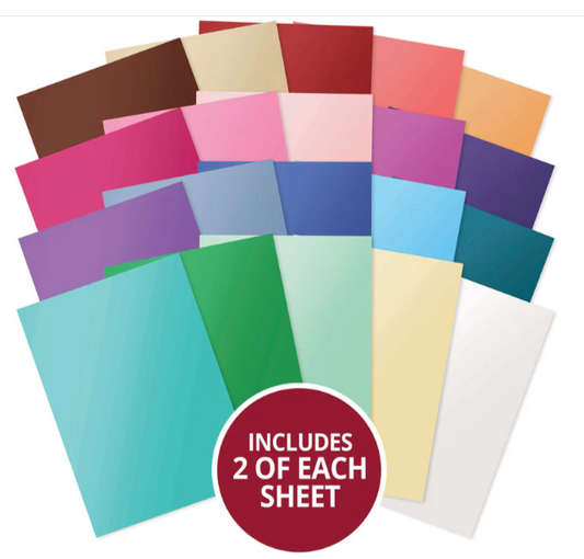 Hunkydory Satin Mirri Megamix Cardstock