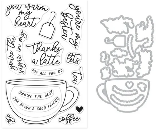 Hero Arts Coffee or Tea Stamp & Die