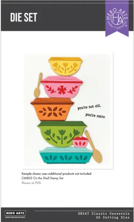 Hero Art's Classic Casserole Die Set