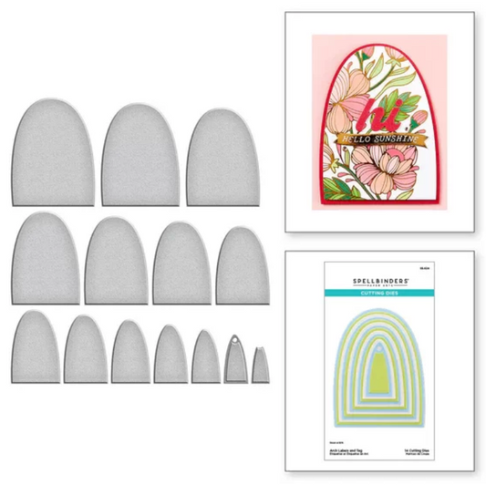 Spellbinders Arch Labels and Tag Die