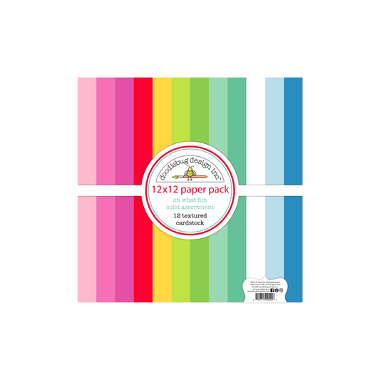 12x12 Oh What Fun Cardstock Pack
