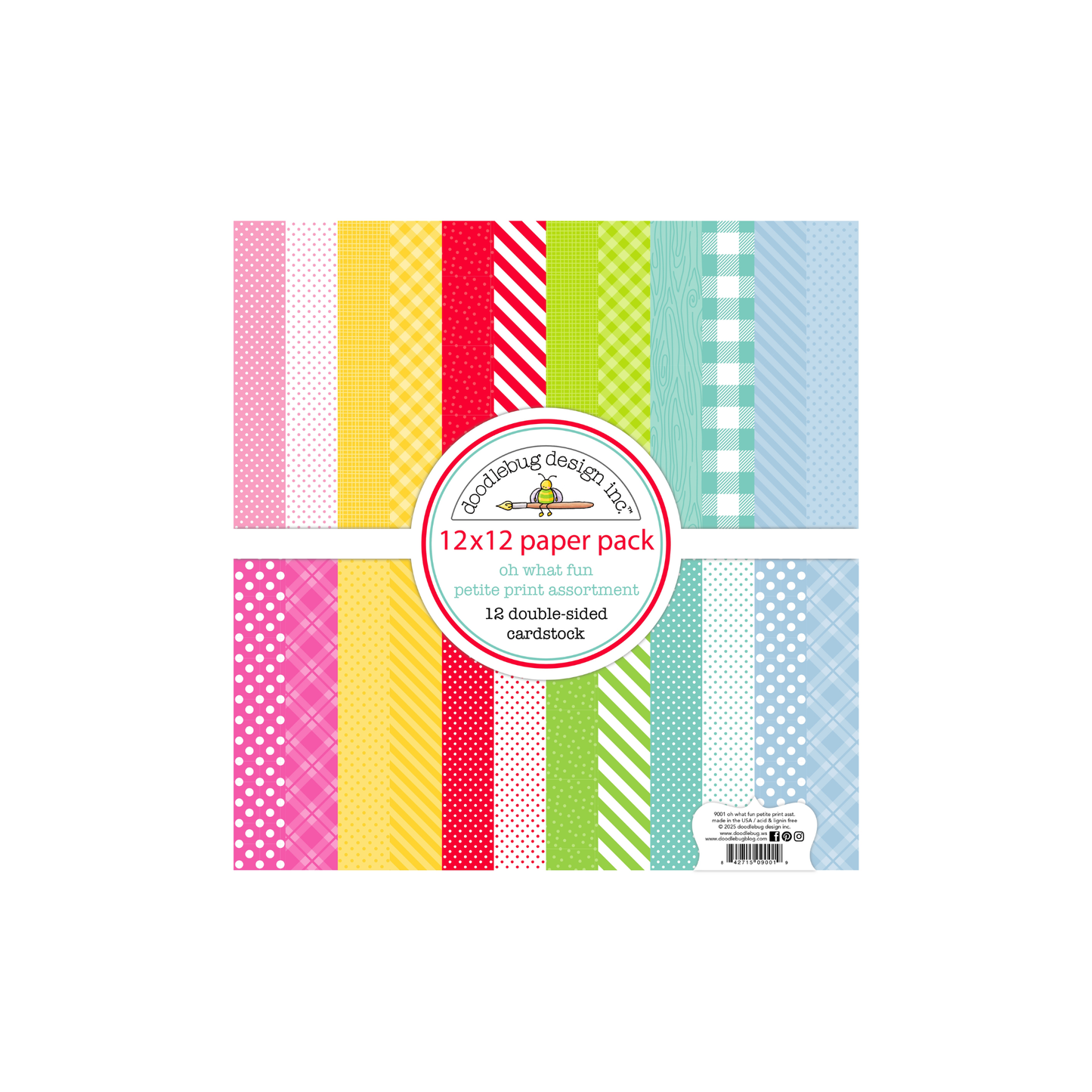 12x12 Oh What Fun Petite Prints Cardstock