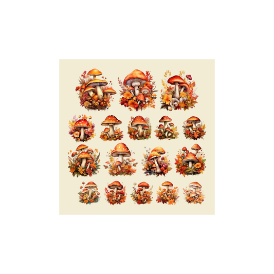 Autumn Splendour Mushroom Ephemera